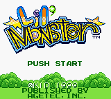 Lil' Monster (USA) Title Screen